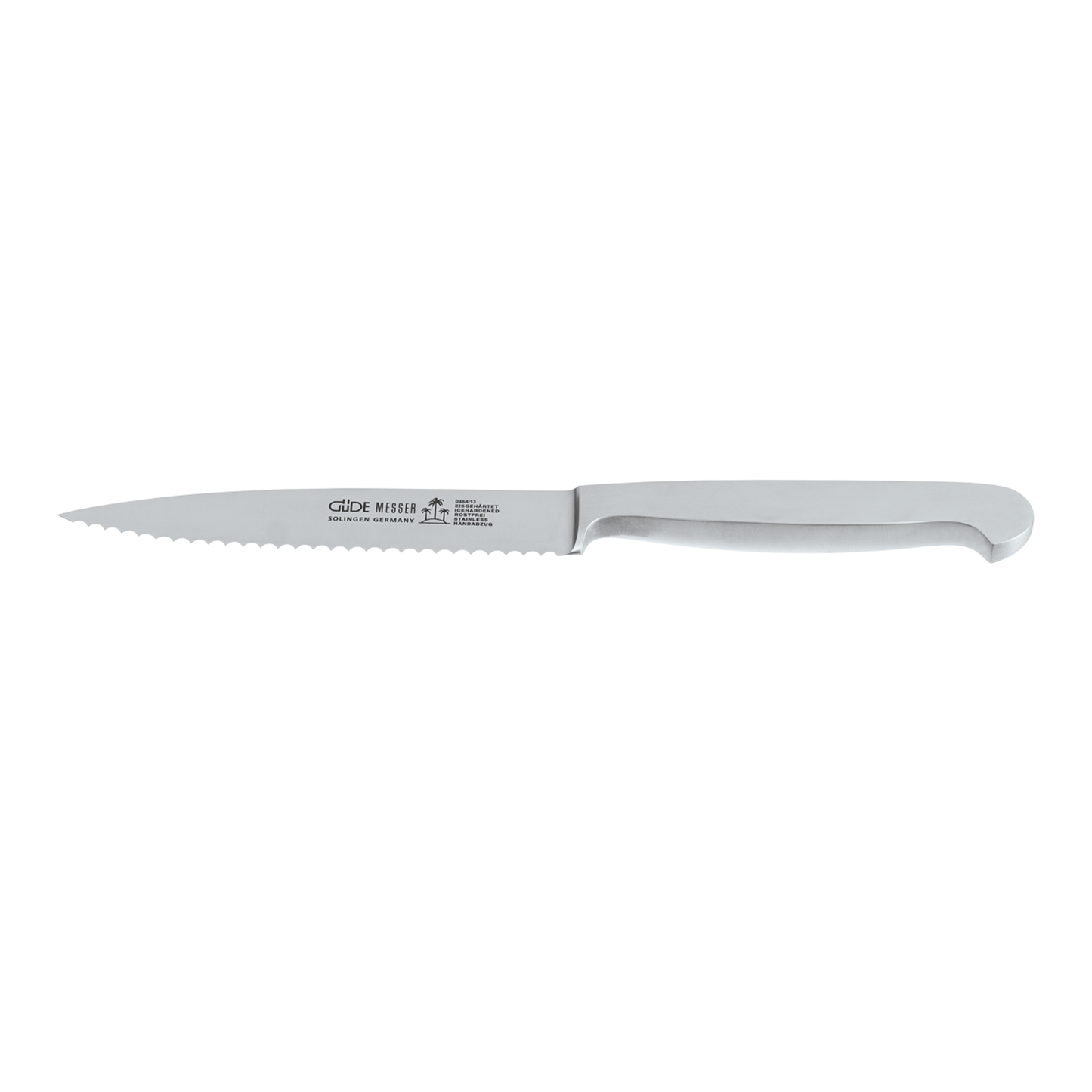 Gude Kappa Series Forged Serrated Tomato Knife 5-in, Stainless Steel Handle