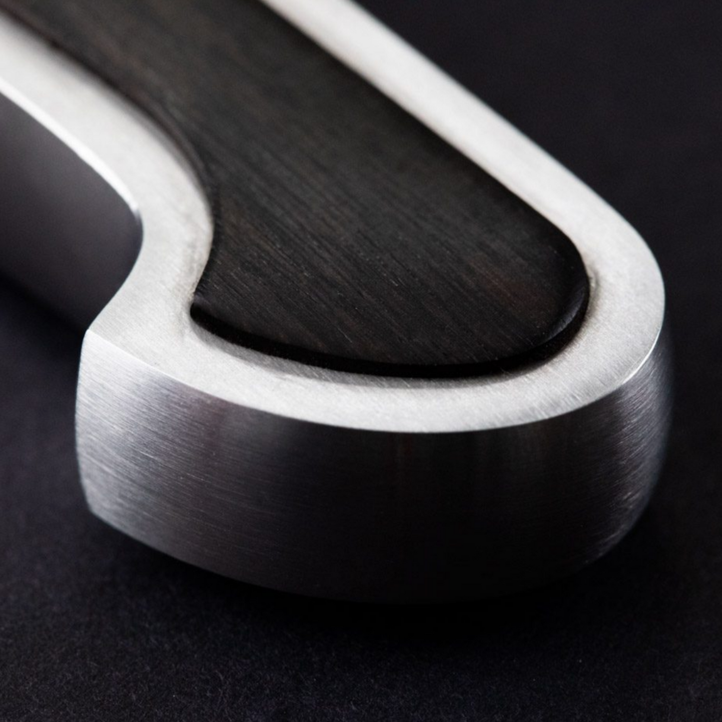 Gude Delta Series Forged Double bolster Slicing Knife 6", African Black Wood Handle - GuedeUSA