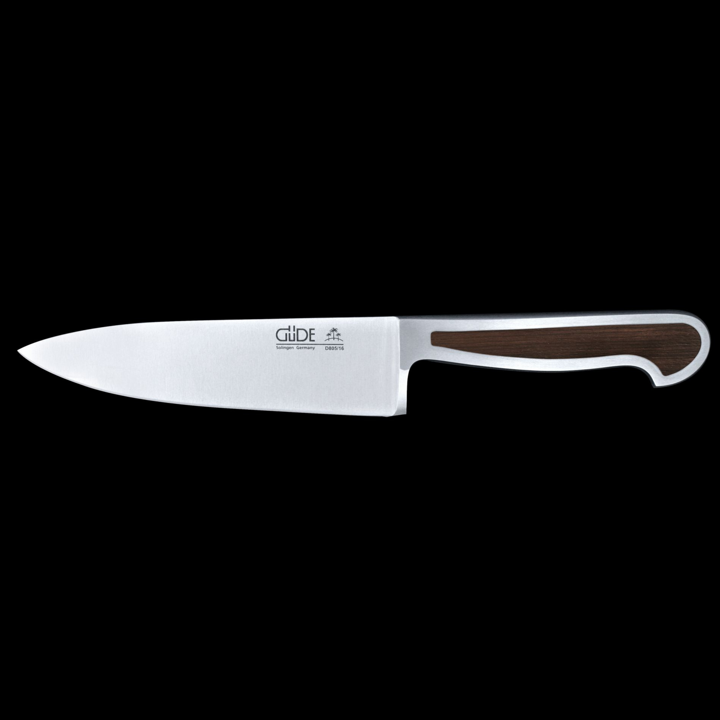 Gude Delta Series Forged Double Bolster Chef's Knife 6", African Black Wood Handle - GuedeUSA