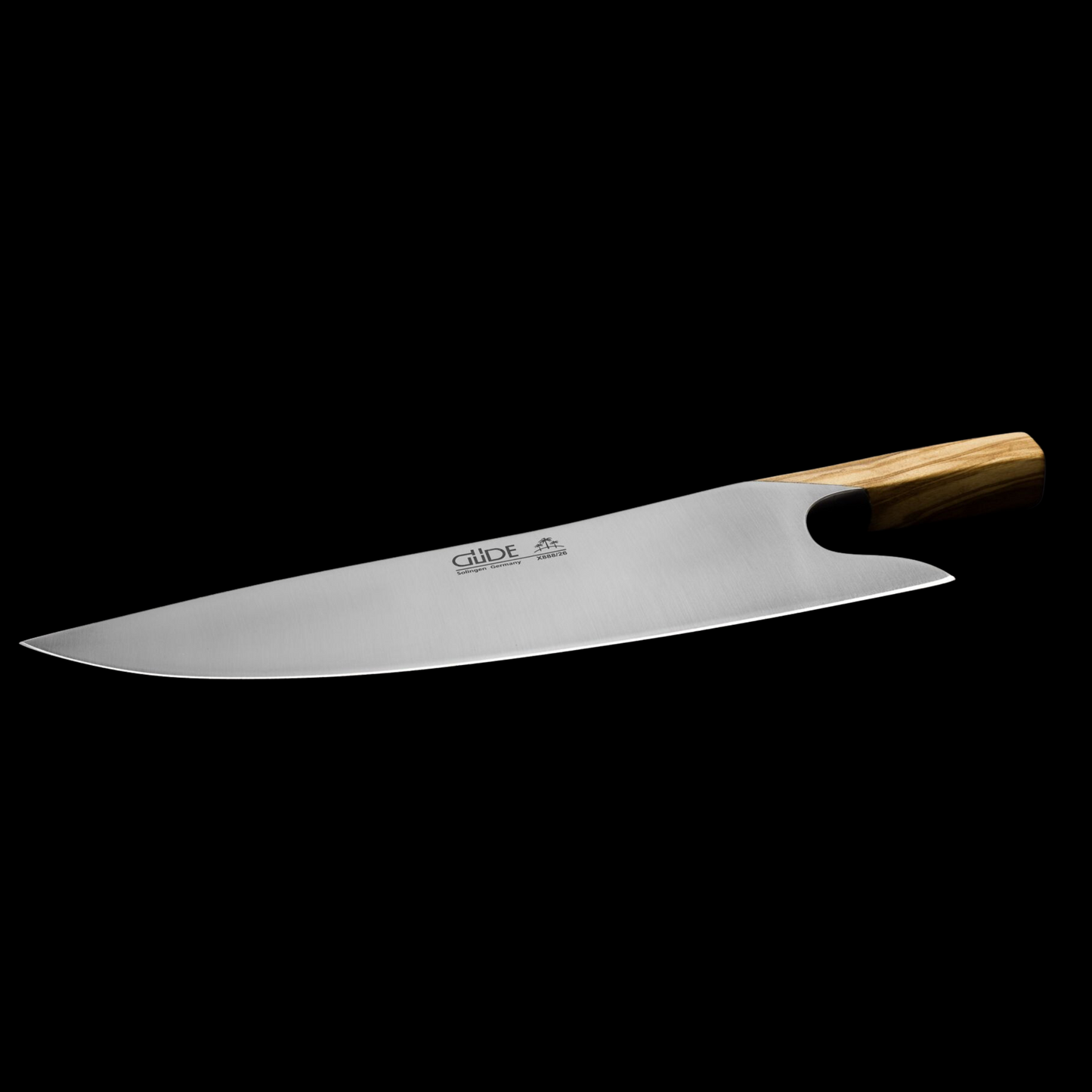 Gude "The Knife" Series Forged Multi-Use Chef's Knife 10", Olive Wood Handle - GuedeUSA
