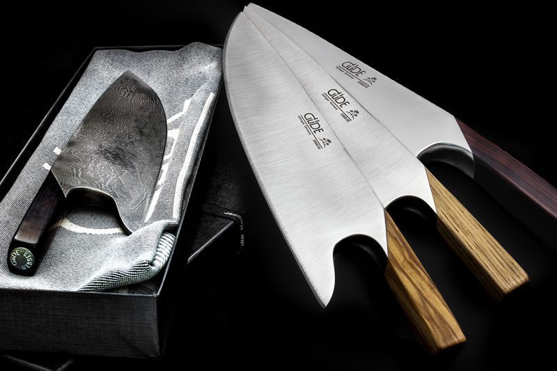 Güde Solingen-forged kitchen knives offered through Buy with Prime checkout on this store