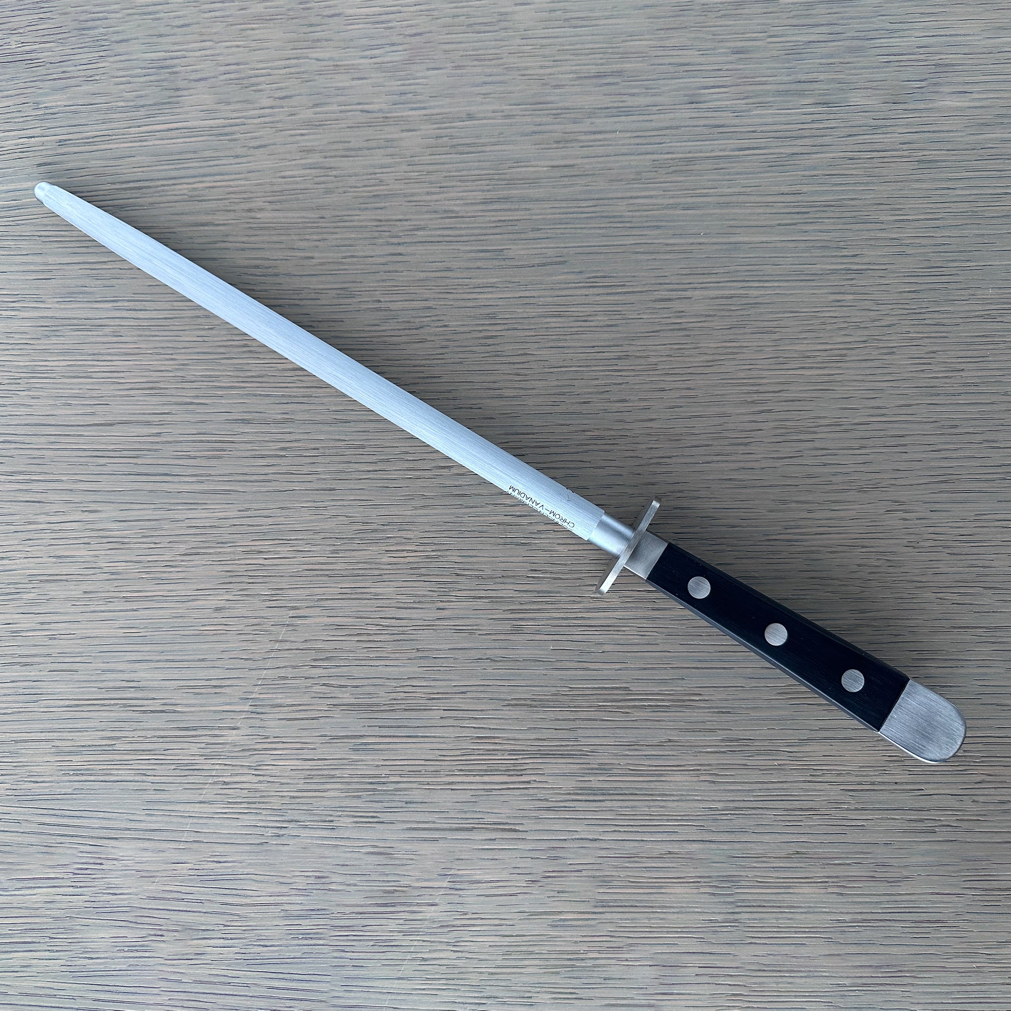 Güde Alpha Series Sharpening Steel 10-inch, crafted in Solingen, Germany using traditional techniques