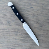 Güde Alpha Series Paring Knife 3.5-inch, forged from a single bar of steel for a harder, thicker blade