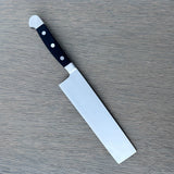 Güde Alpha Nakiri Knife 7-inch, straight-edged Japanese knife for vegetable cuts