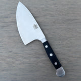 Gude Alpha Series Forged Double Bolster Herb Knife 5-in, Black Hostaform Handle – Gude Shop USA
