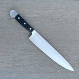 Gude Alpha Series Forged Double Bolster Chef's Knife 10-in, Black Hostaform Handle – Gude Shop USA