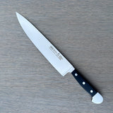 Gude Alpha Series Forged Double Bolster Chef's Knife 10-in, Black Hostaform Handle – Gude Shop USA