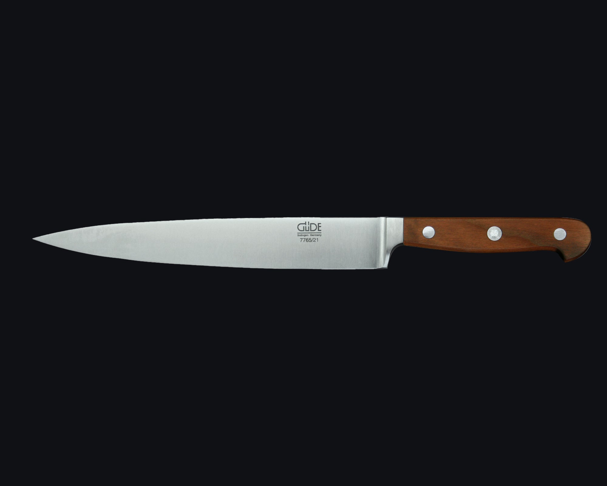 Güde Franz Güde Series Ham Knife 8-inch, forged from a single bar of steel for a harder, thicker blade