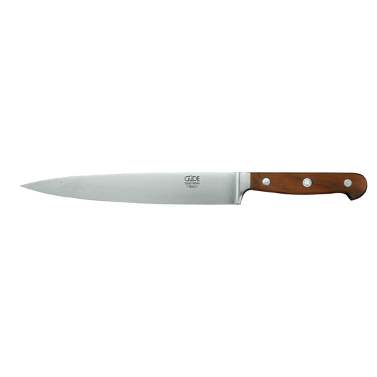 Gude Franz Güde Series High Carbon Double Bolster Ham Knife 8-in, Plumwood Handle