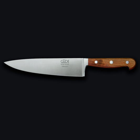 Gude Franz Güde Series High Carbon Double Bolster Chef's Knife 8-in, Plumwood Handle