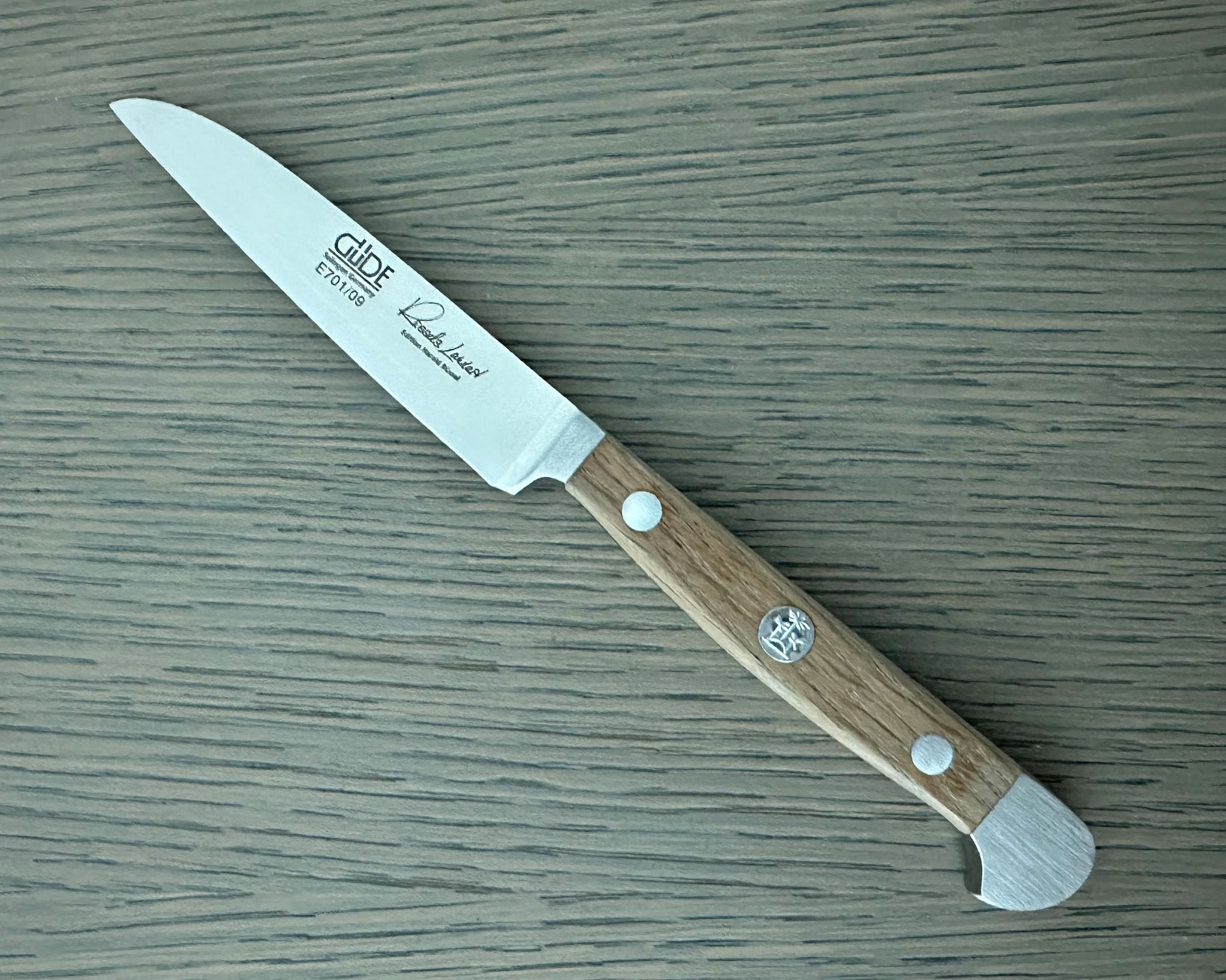Paring Knife with Oak Wood handle