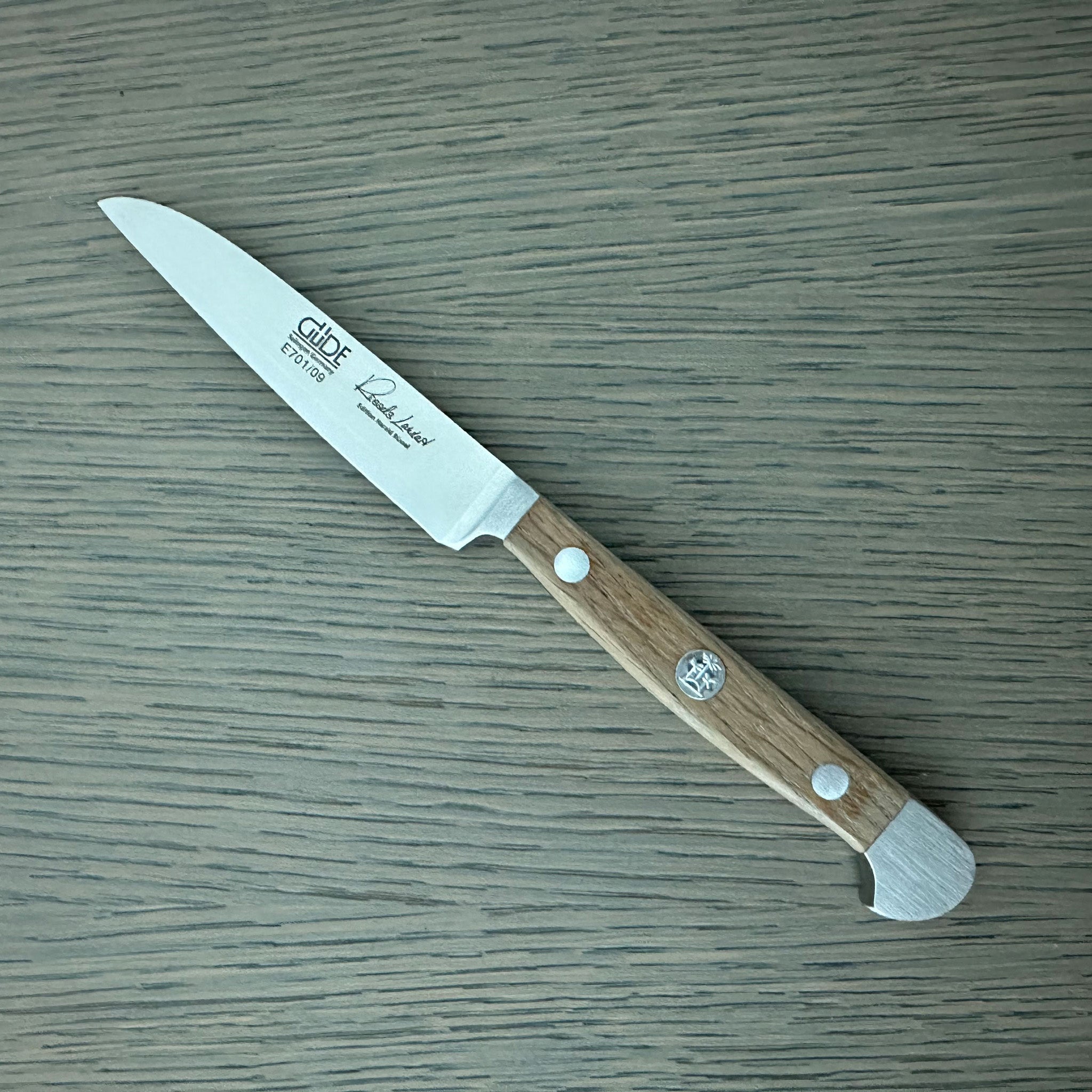 Paring Knife with Oak Wood handle