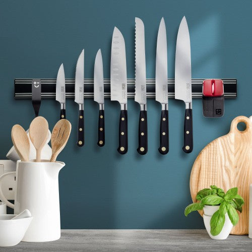 Güde by Bisbell magnetic knife bar, designed to hold all sorts of Güde knives
