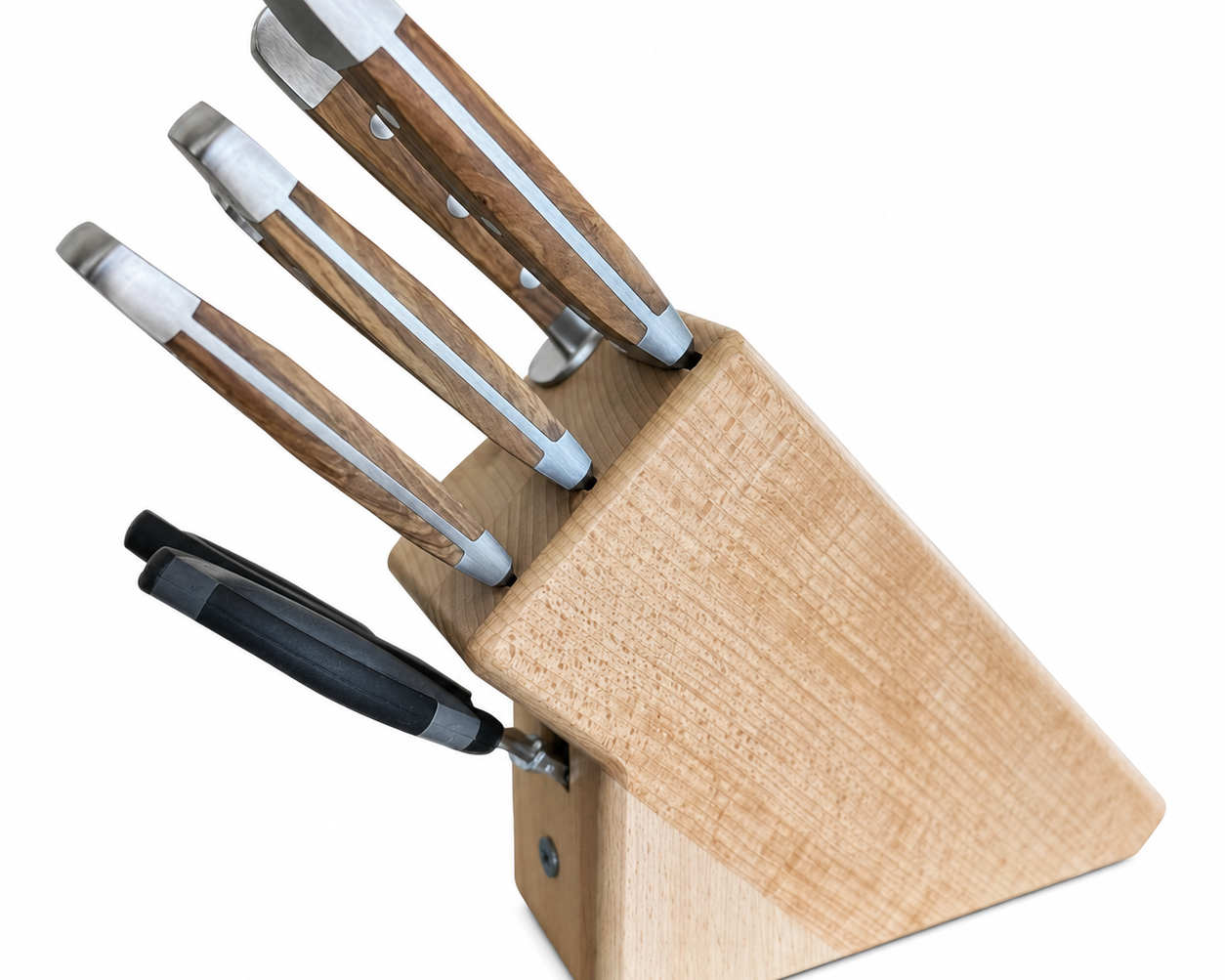 Gude Alpha Olive Series 8-Piece Knife Block Set, Olivewood Handle – Gude Shop USA