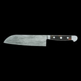 Gude Franz Güde Series Damascus Steel Santoku Knife 7-in, Desert Ironwood Handle - Gude Shop USA