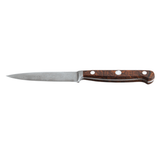 Güde Franz Güde Damascus Straight Paring Knife 4-in, model DA7764/10, hand-wash desert ironwood grip