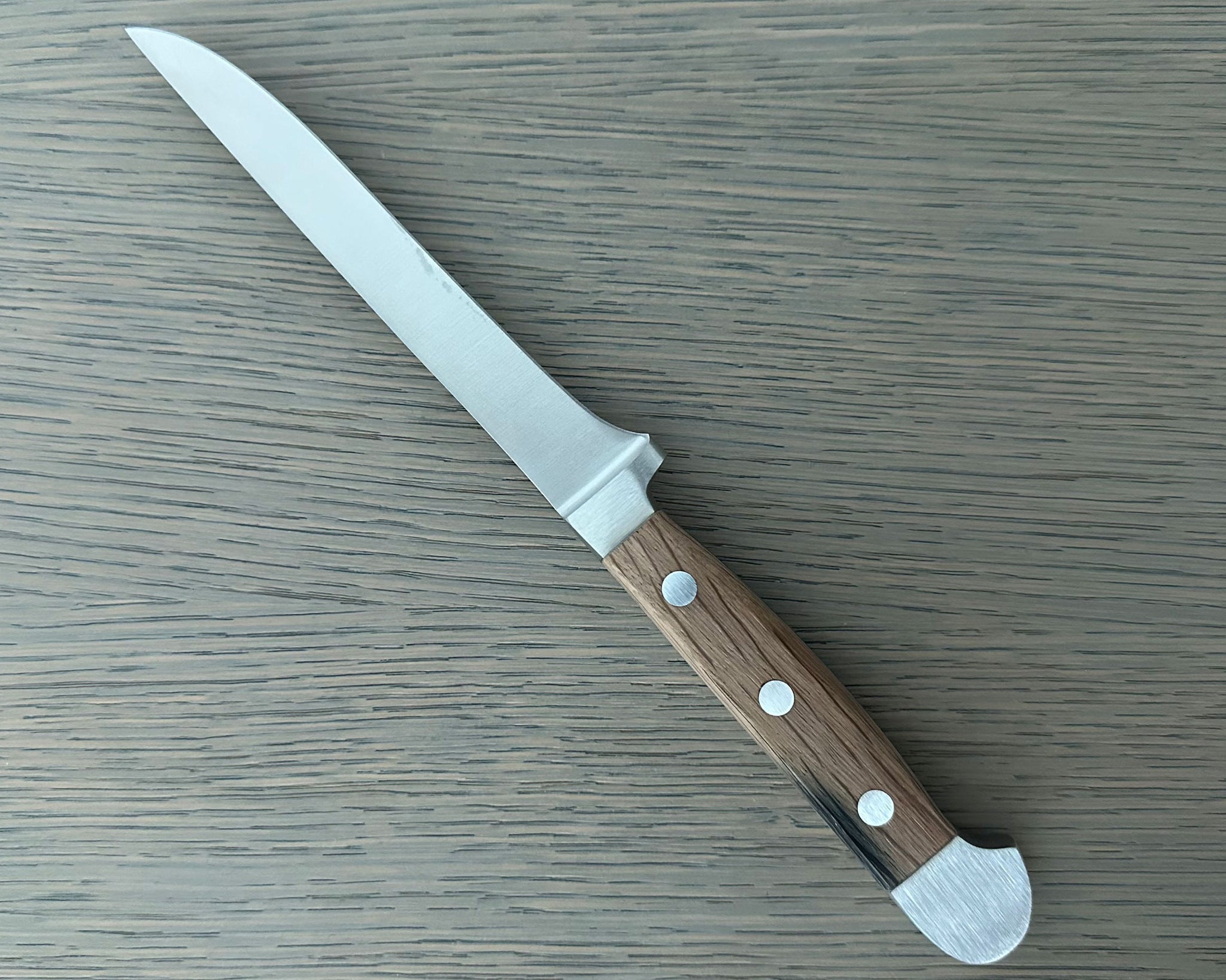 Gude Alpha Barrel Oak Flexible Boning Knife 5" – Gude Shop USA