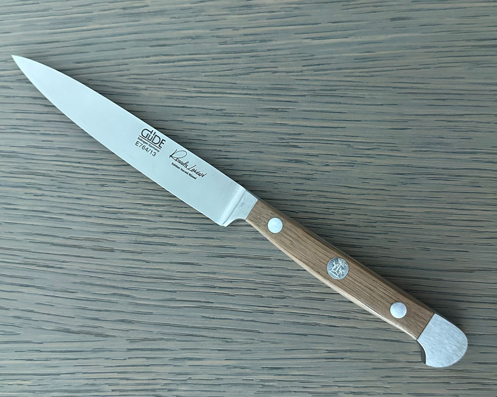 Gude Alpha Barrel Oak Utility Knife 5"