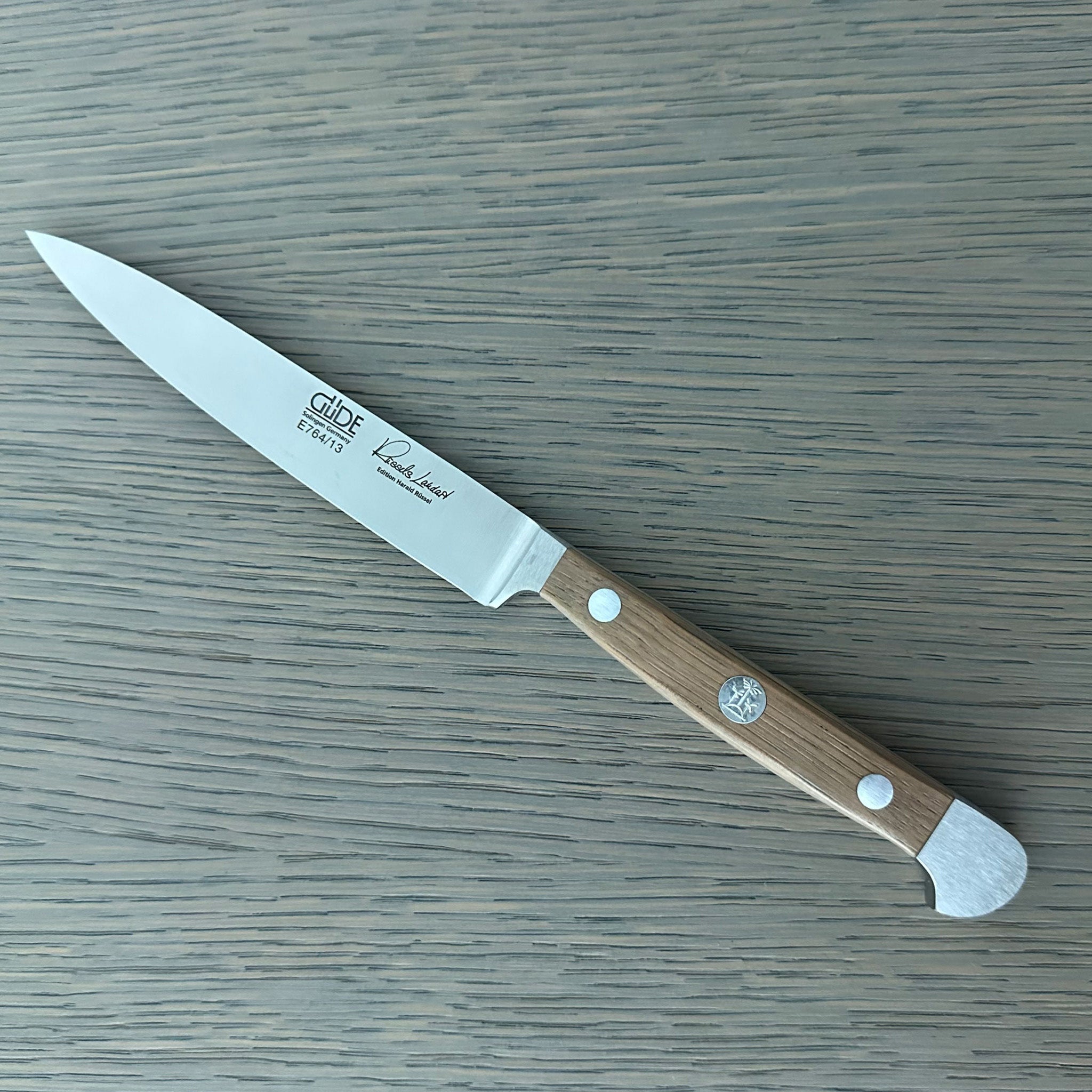 Gude Alpha Barrel Oak Utility Knife 5"
