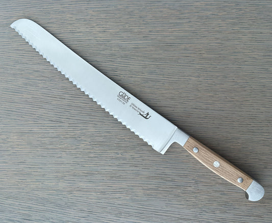 Güde Alpha Briccole Di Venezia Bread Knife 12" | Hand-Forged German Serrated Knife for Right & Left-Handed Use - Gude Shop USA