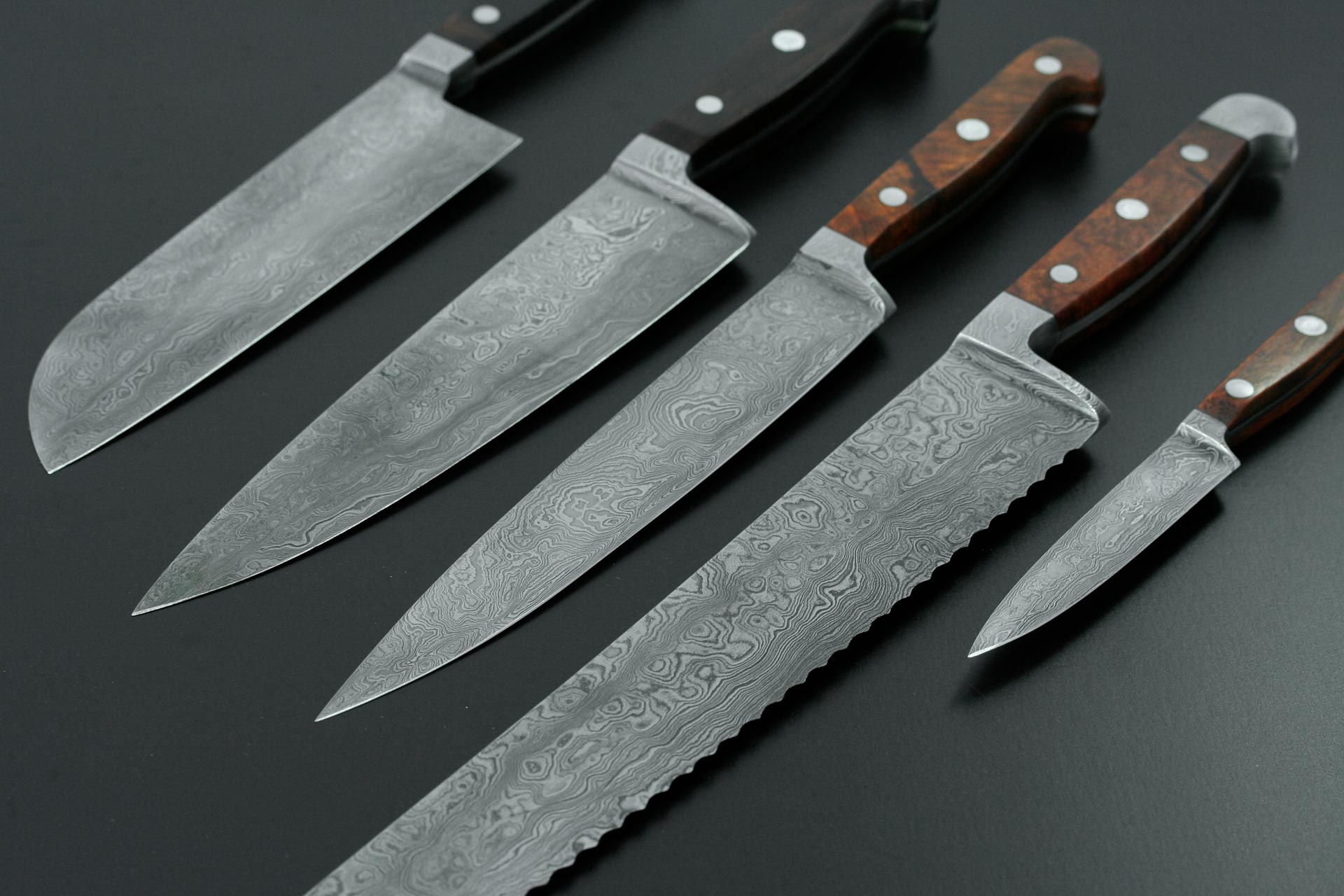 Güde Franz Güde Series 12.5-inch Damascus steel bread knife for clean, easy cuts with the Güde serrated edge
