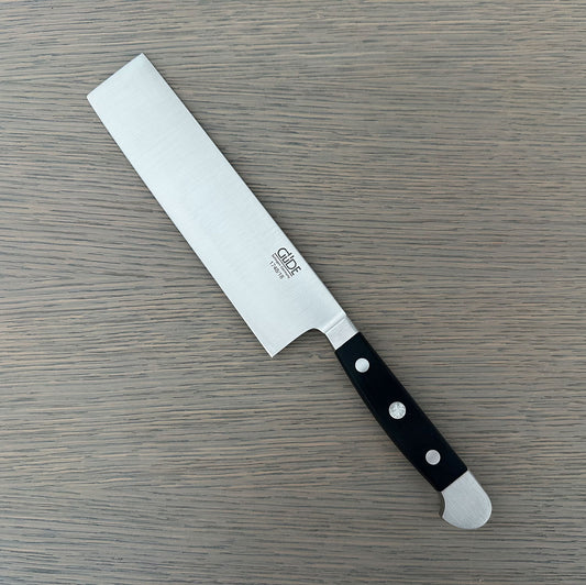 Güde Alpha Nakiri Knife 7" | Japanese Vegetable Knife | Hand-Forged in Solingen - Gude Shop USA