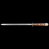 Gude Alpha Pear Series Forged Double Bolster Sharpening Steel 10", Pearwood Handle - GuedeUSA