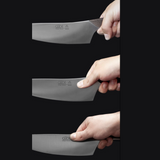 Gude Synchros Series Forged Bread Knife 12", Flamed Oakwood Handle and Serrated Blade - GuedeUSA