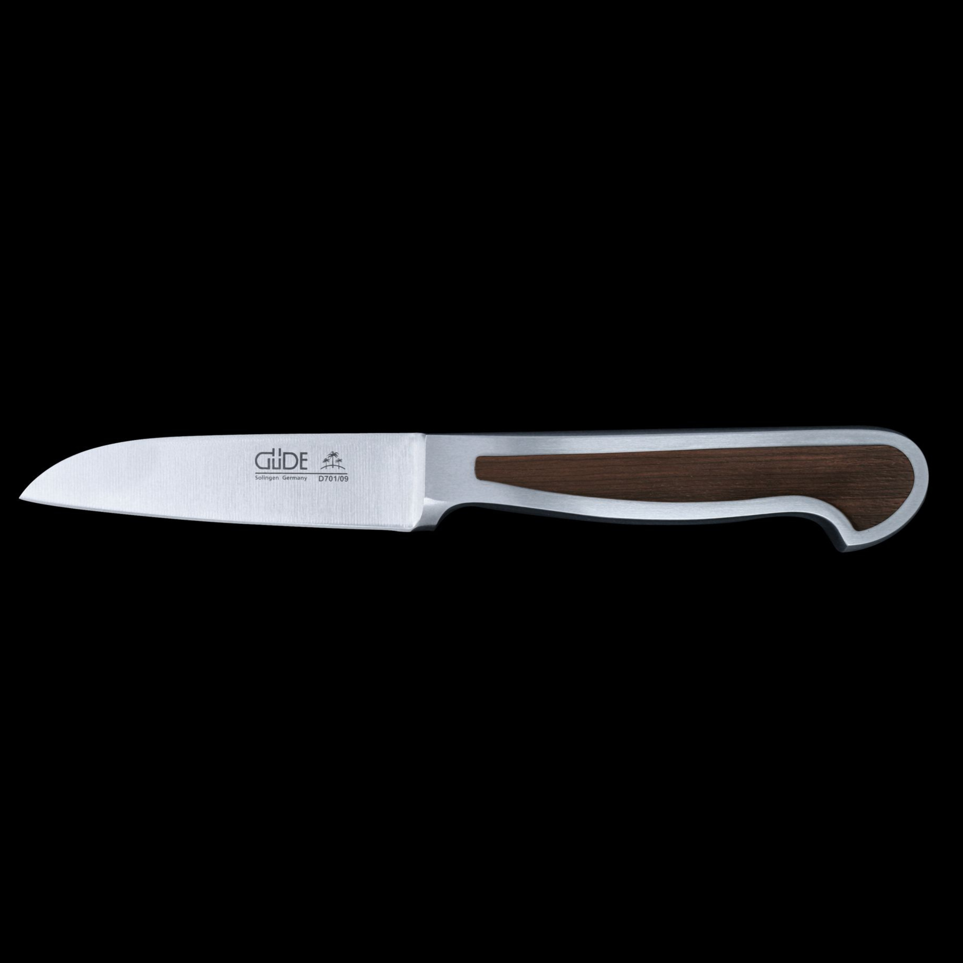 Güde Delta Series 3.5-inch paring knife with African Blackwood handle