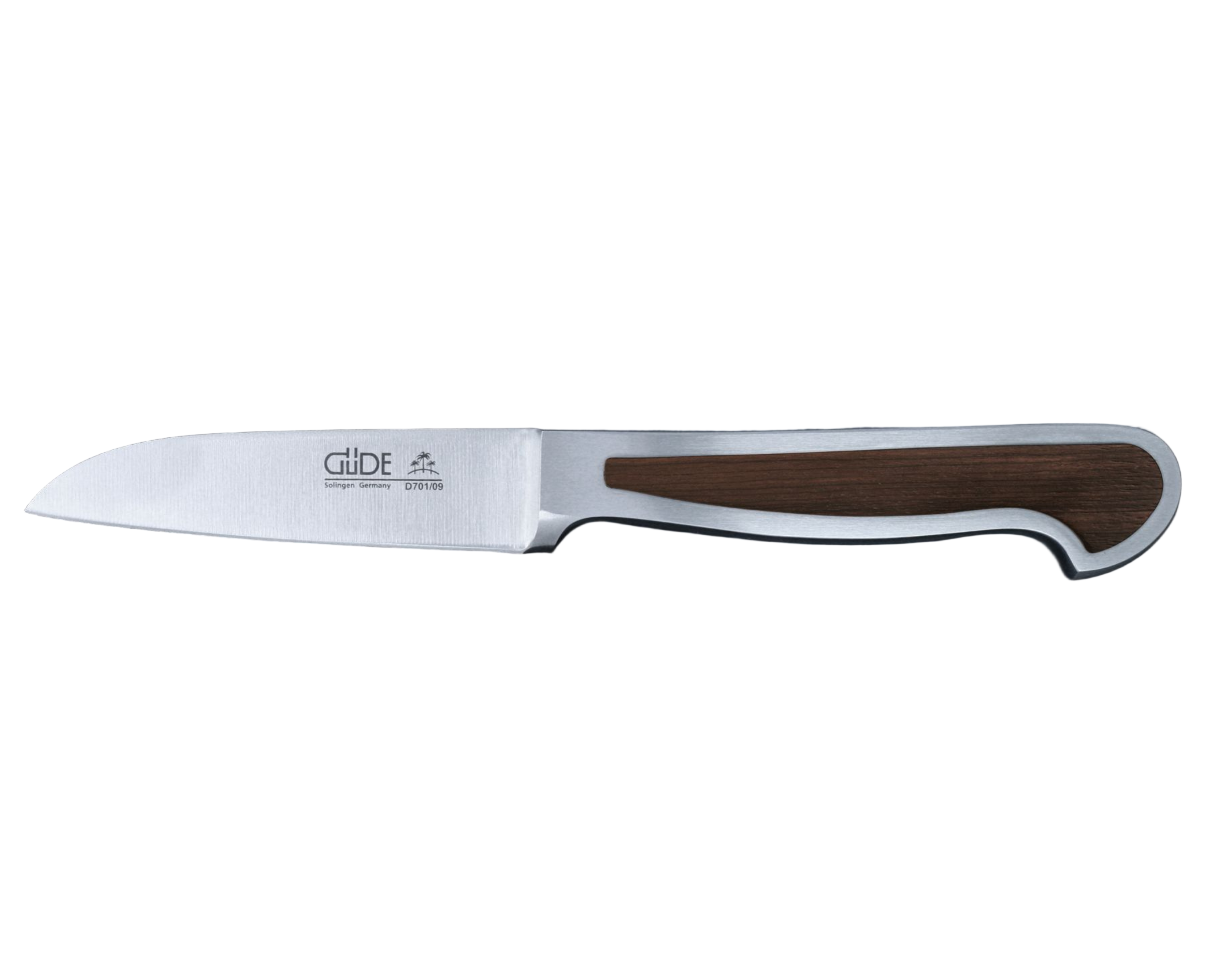Güde Delta Paring Knife 3.5-in with African blackwood handle, hand-forged in Solingen, Germany