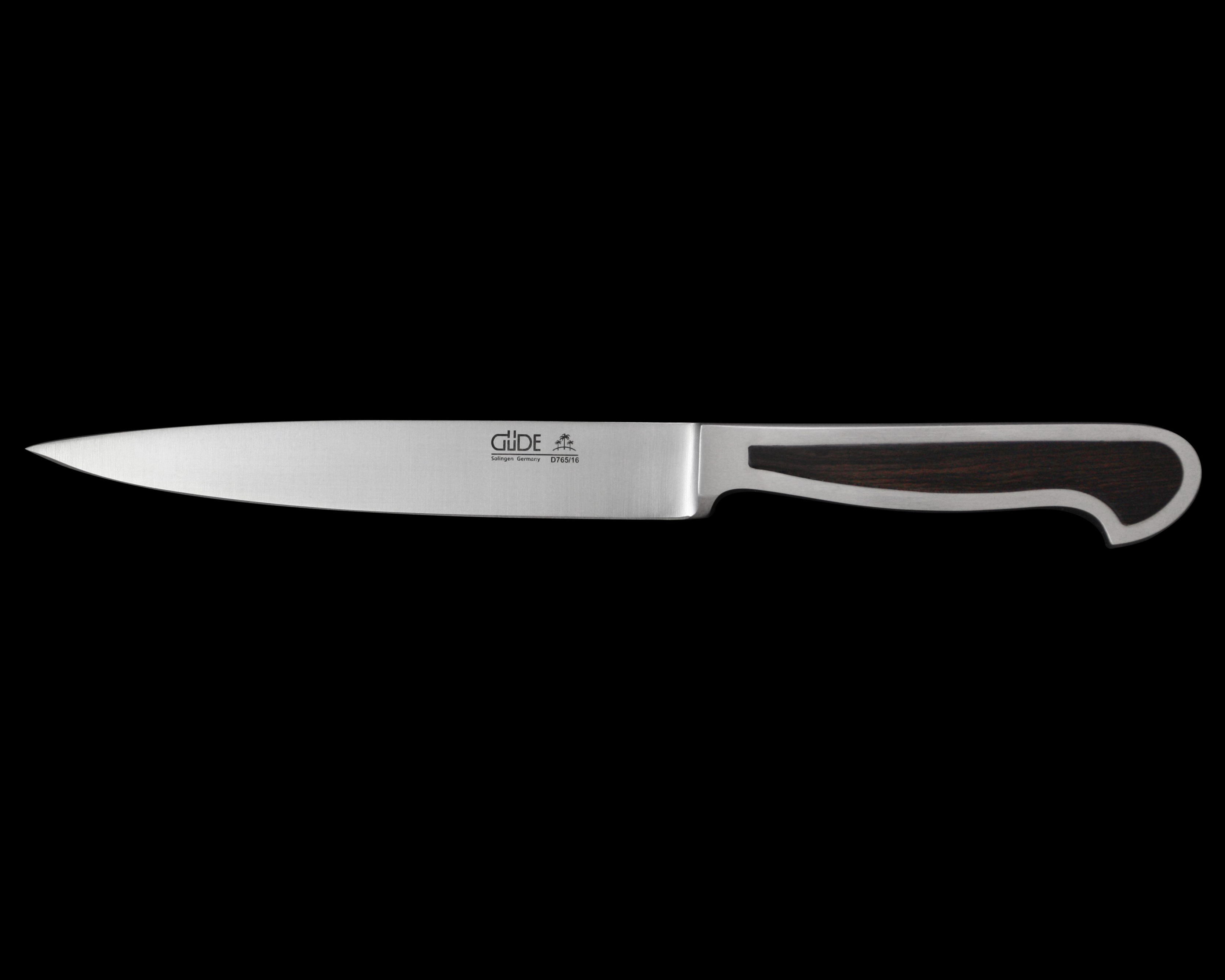 Güde Delta Series Carving Knife 6-inch, forged from a single bar of steel for a harder, thicker blade