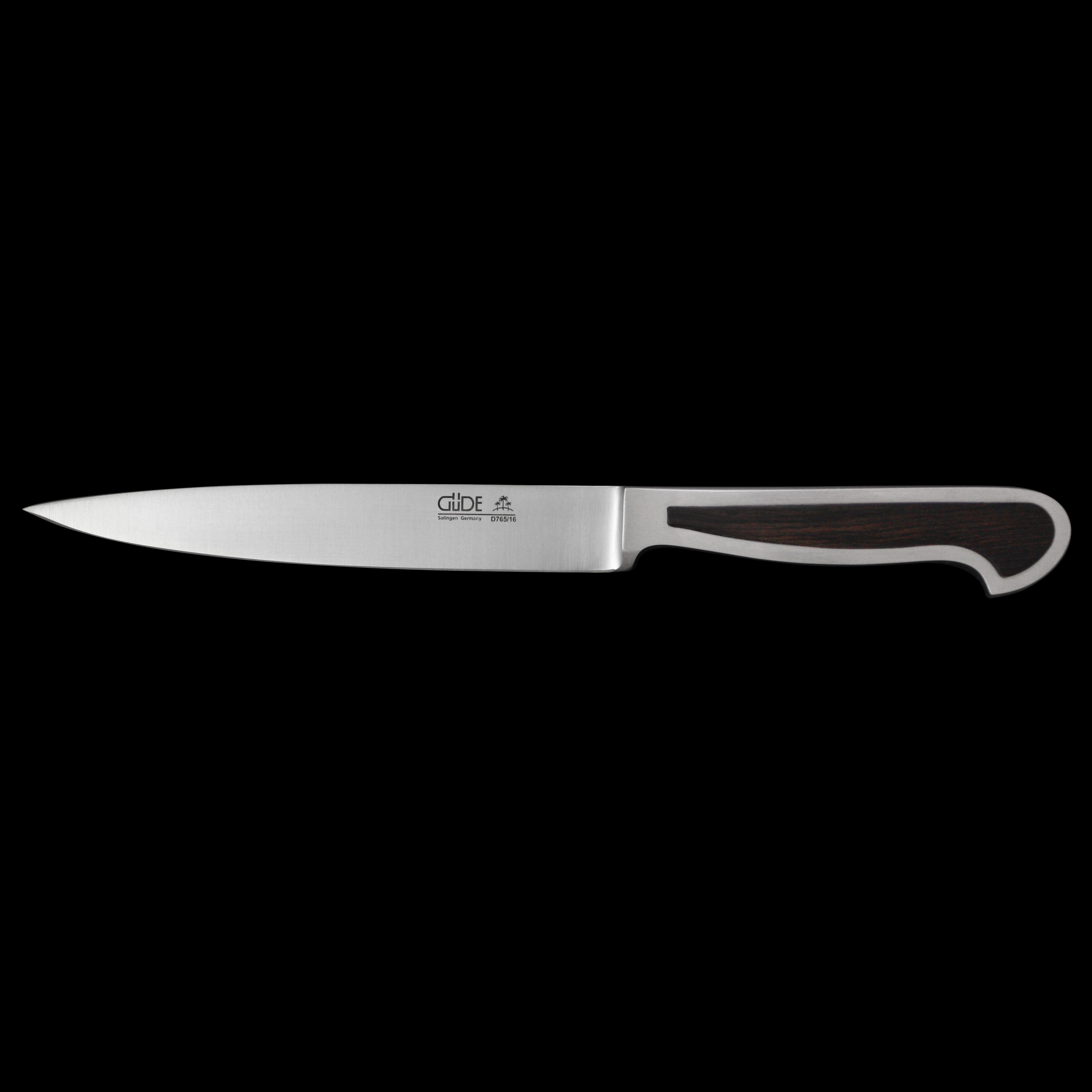 Güde Delta Series Carving Knife 6-inch, forged from a single bar of steel for a harder, thicker blade