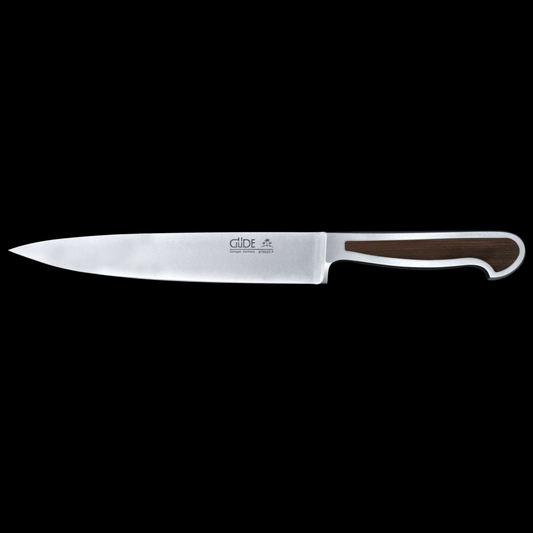 Gude Delta Series Forged Double Bolster Flexible Fillet Knife 8", African Black Wood Handle - GuedeUSA