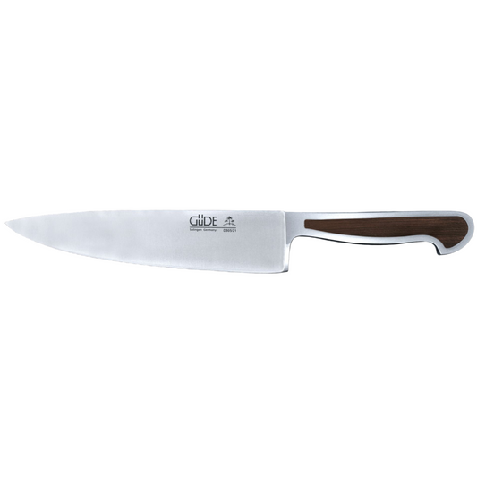 Gude Delta Series Forged Double Bolster Chef's Knife 8-in, African Blackwood Handle
