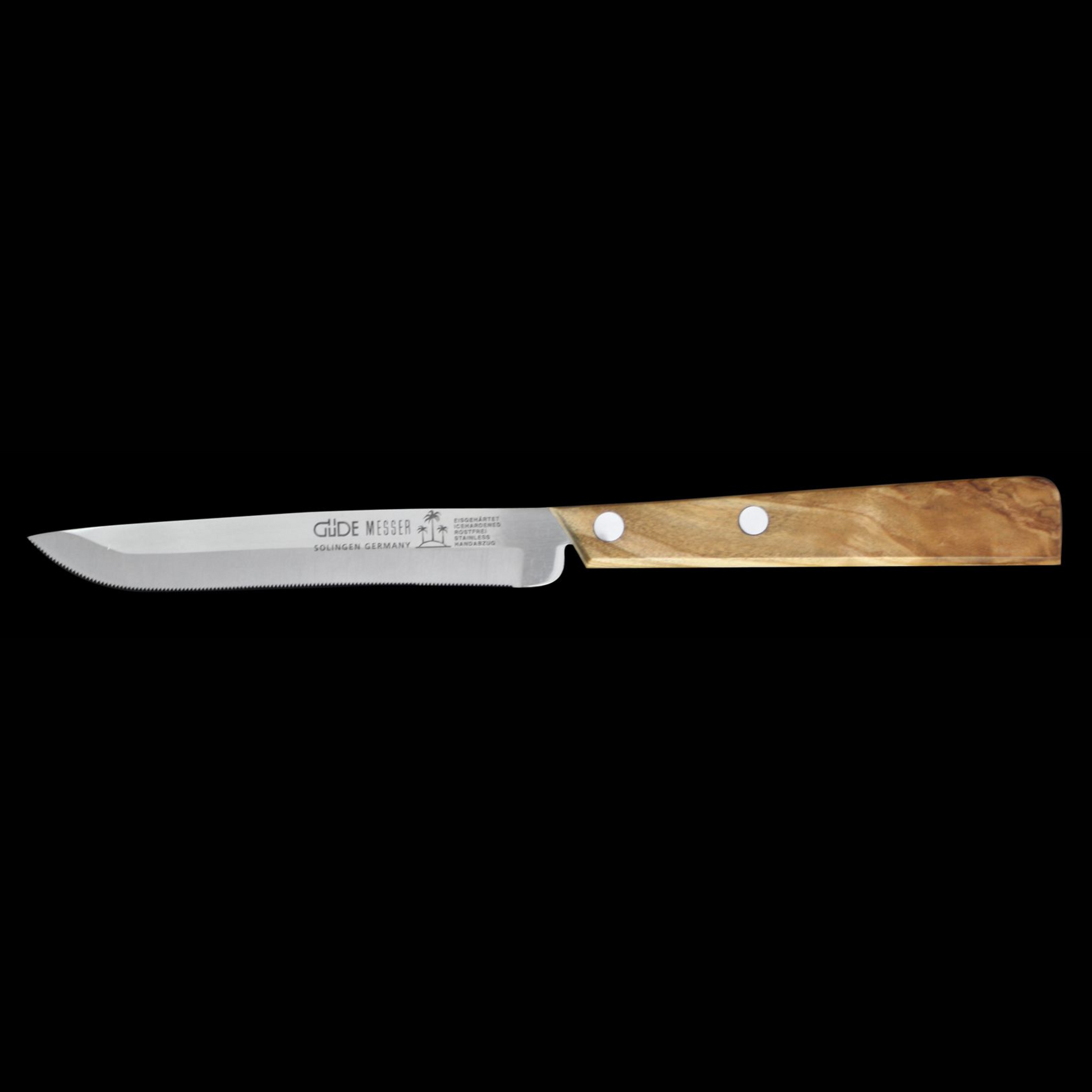 Gude Universal Knife Series 4", Olive Wood Handle - GuedeUSA