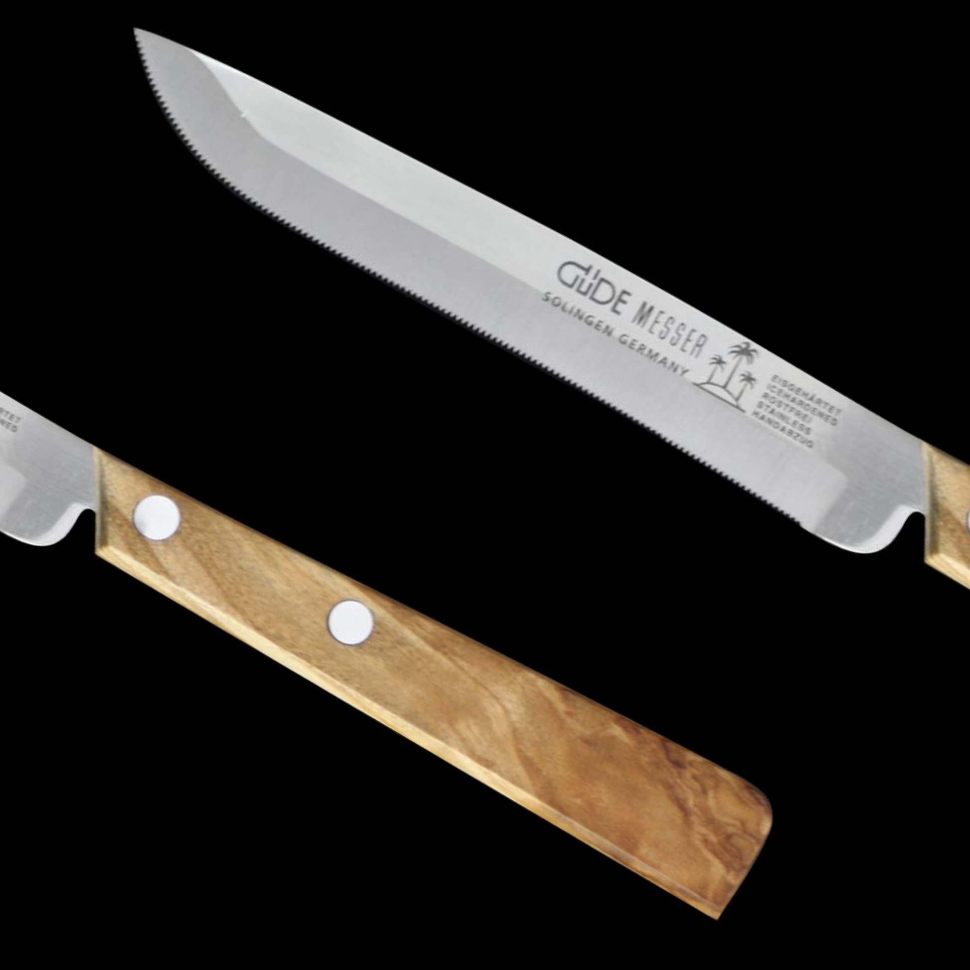 Gude Universal Knife Series 4", Olive Wood Handle - GuedeUSA
