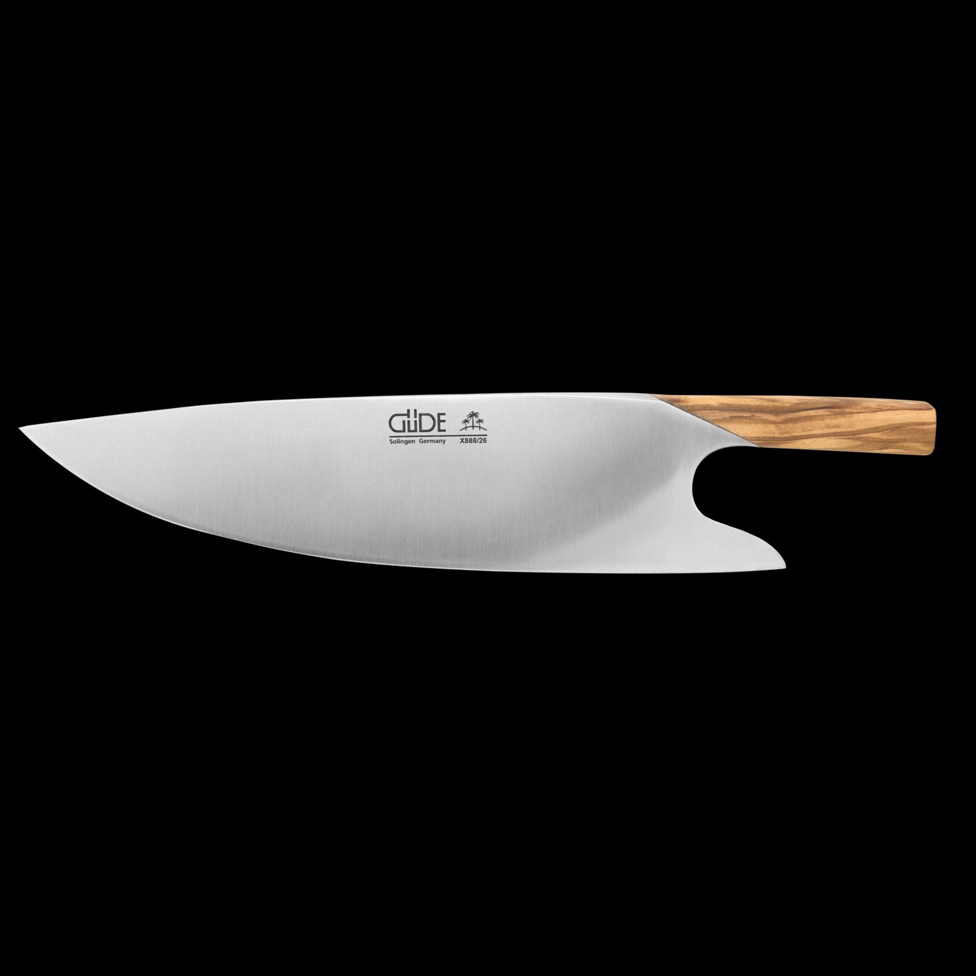 Gude Alpha Pear Tomato Knife with Pearwood Handle, 5-in