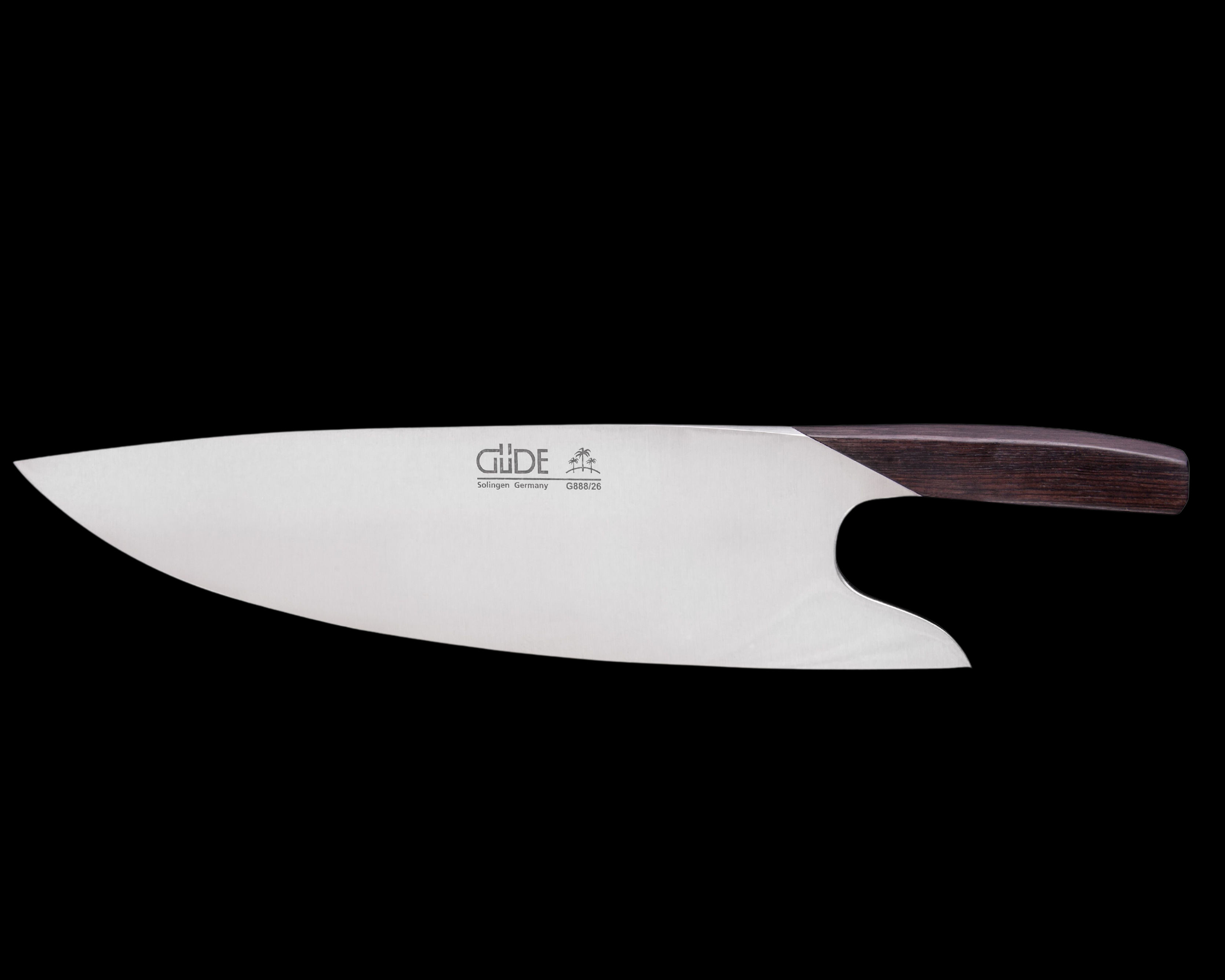 Gude "The Knife" Series Forged Multi-Use Chef's Knife 10", Choice Wood Handle - GuedeUSA