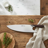 Gude THE KNIFE Series Forged Multi-Use Chef's Knife 10-in, Luxury African Ironwood Handle – Gude Shop USA