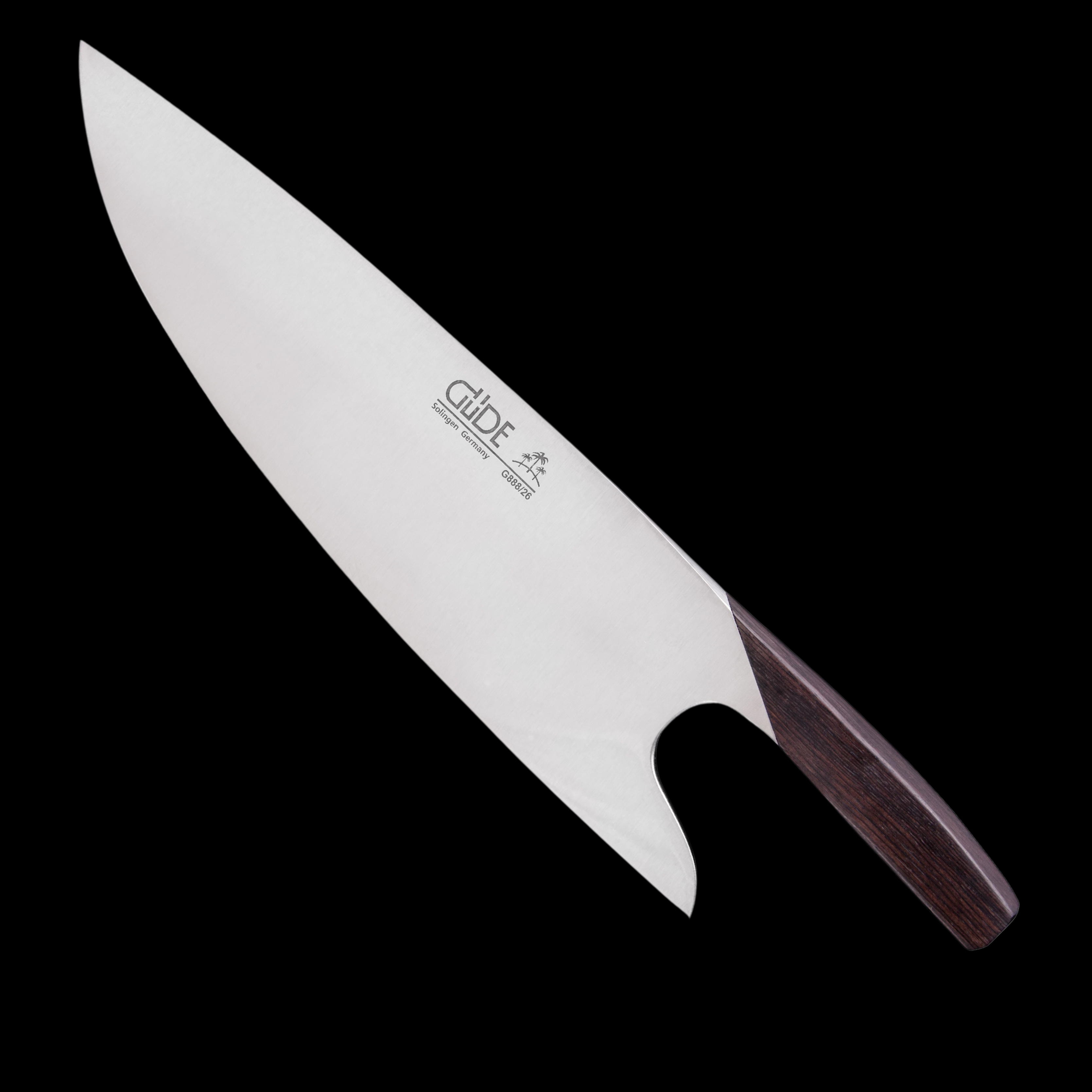 Gude "The Knife" Series Forged Multi-Use Chef's Knife 10", Choice Wood Handle - GuedeUSA