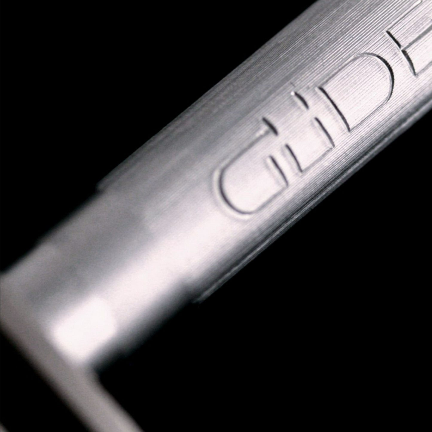 Gude Omikron Series Sharpening Steel 12 1/2", Black Polymer Handle - GuedeUSA