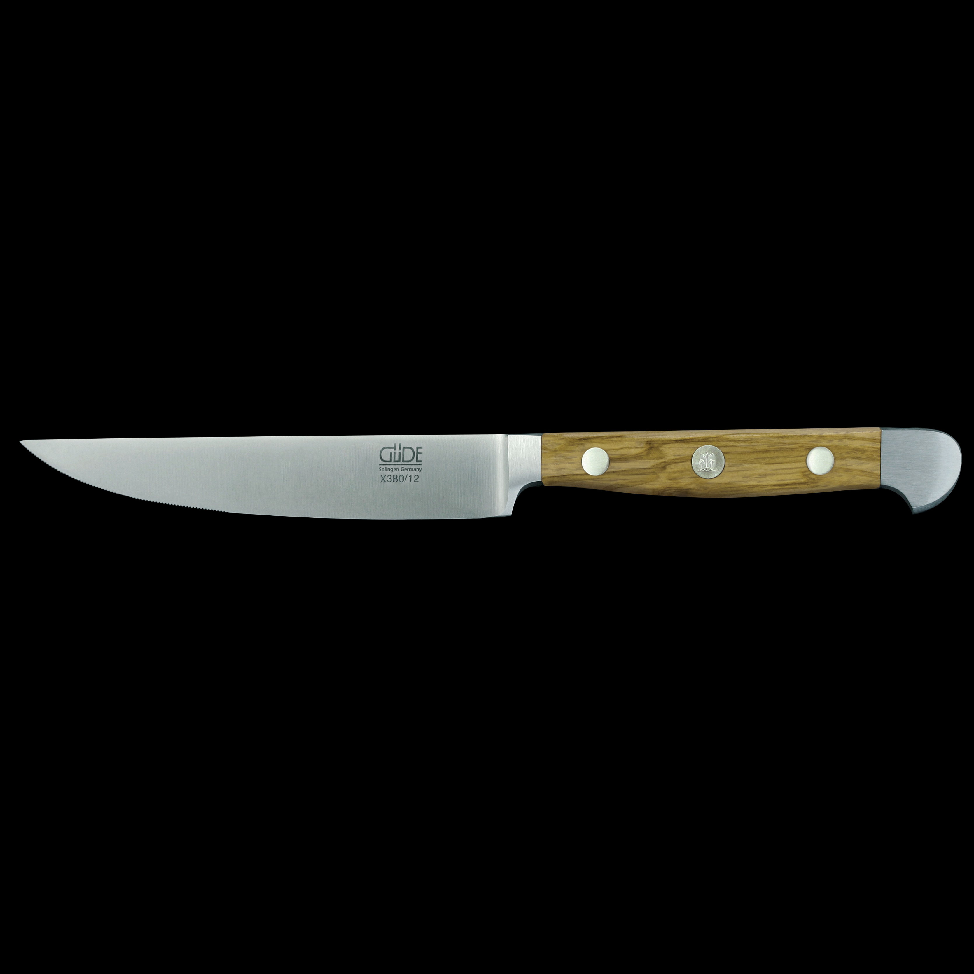 Gude Delta Series Forged Double Bolster Porterhouse Steak Knife 4