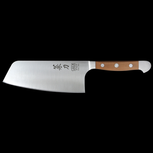 Gude Alpha Birne Series Forged Double Forged Chinese Chef Knife 6", Pearwood Handle - GuedeUSA