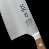 Gude Alpha Pear Series Forged Double Forged Chinese Chef Knife 6", Pearwood Handle - GuedeUSA