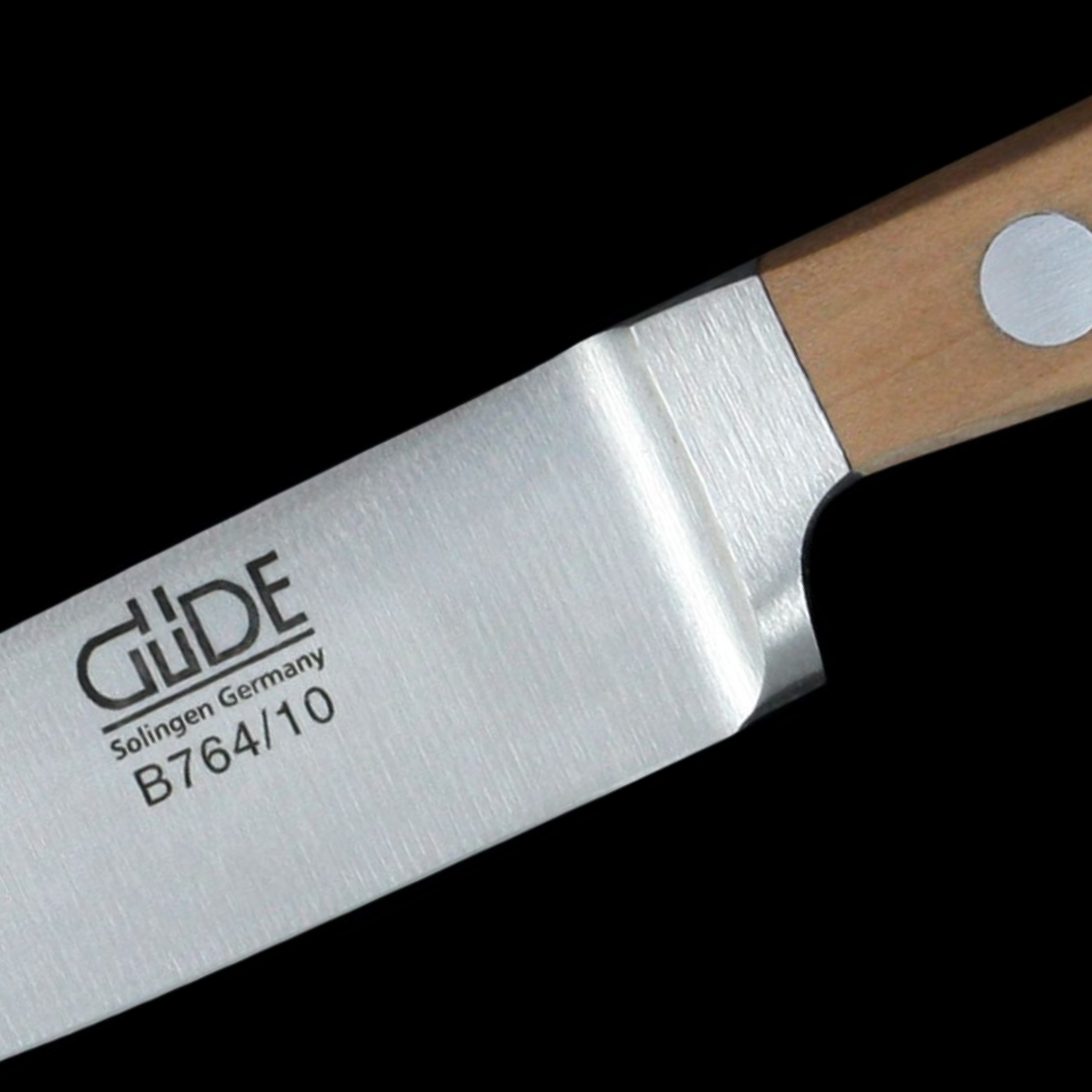 Gude Alpha Pear Series Forged Double Bolster Paring Knife 4", Pearwood Handle - GuedeUSA