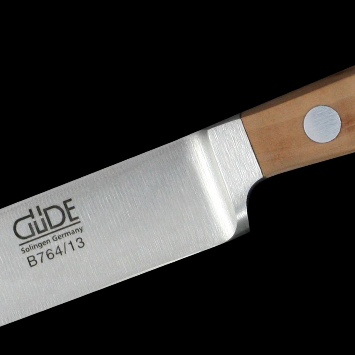 Gude Alpha Birne Series Forged Double Bolster Paring Knife 5", Pearwood Handle - GuedeUSA