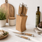 Gude Alpha Pear Series 8-Piece Knife Block Set, Luxury Pear Wood Handle – Gude Shop USA
