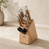 Güde Alpha Olive Series 10-Piece Knife Block Set, handcrafted in Solingen, Germany by traditional methods