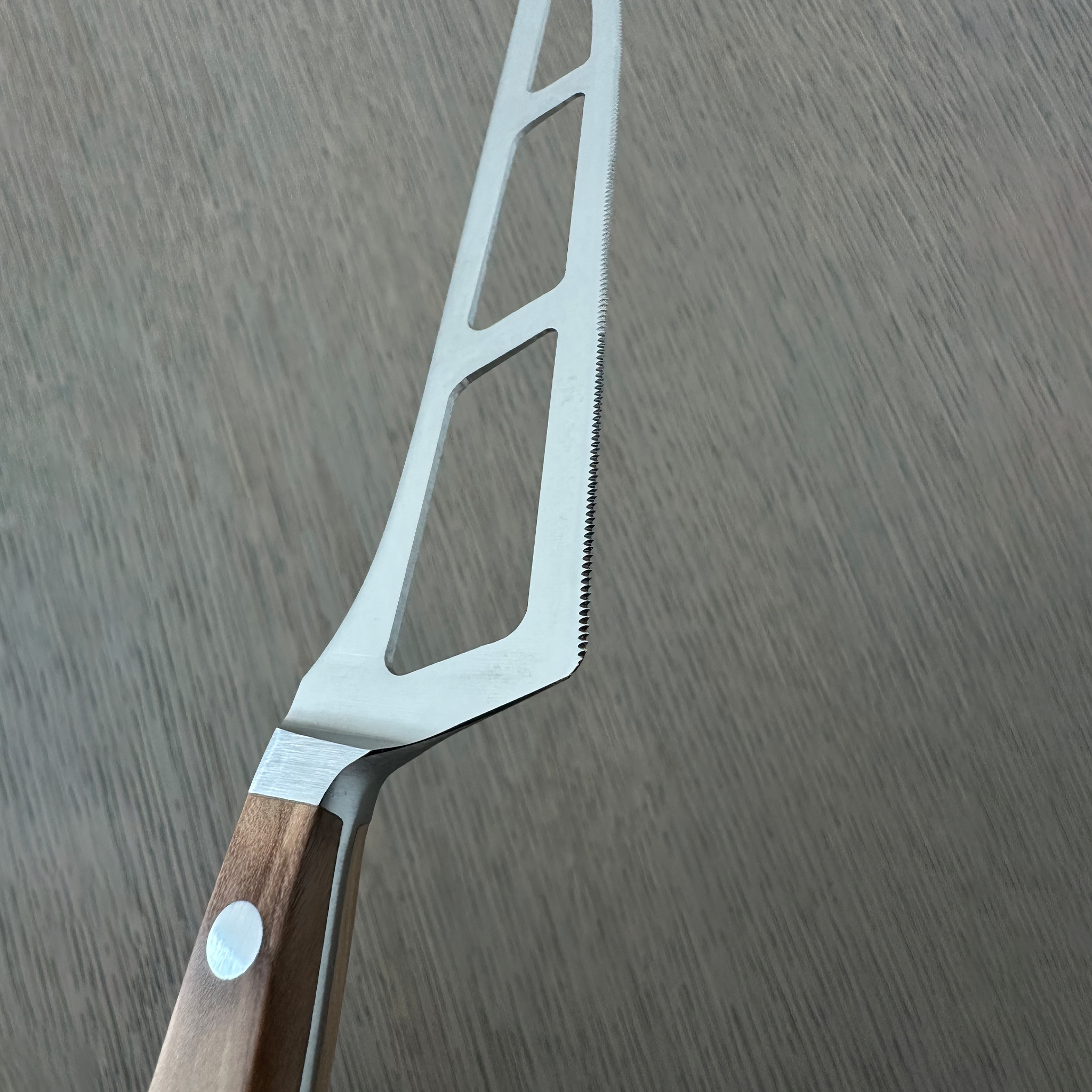 Gude Alpha Olive Series Forged Double Bolster Cheese Knife 6-in, Olivewood Handle – Gude Shop USA