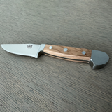 Güde Alpha Olive Series Bavarian Utility Knife 4-inch, a premium-quality tool designed for the serious outdoorsman